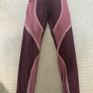 Lululemon Athletica Burgundy Leggings